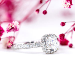 cushion cut diamond engagement rings melbourne for sale