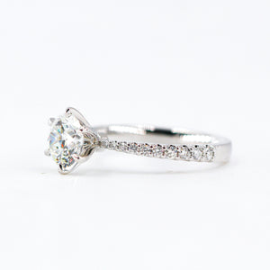 round brilliant cut diamond engagement rings perth australia for sale