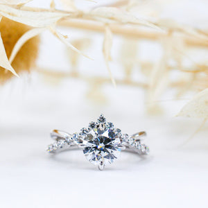 round brilliant cut diamond engagement rings melbourne best value