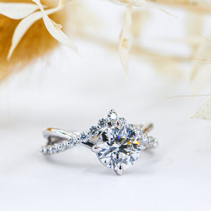 round brilliant cut diamond engagement rings melbourne best value