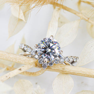 round brilliant cut diamond engagement rings melbourne best value