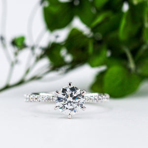 round brilliant cut diamond engagement rings perth australia for sale