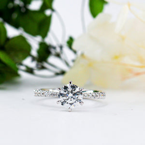 round brilliant cut diamond engagement rings perth australia for sale
