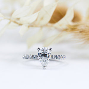 pear shape diamond engagement rings brisbane australia high-quality jewelry at best price