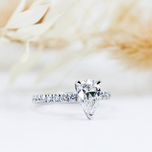 pear shape diamond engagement rings brisbane australia high-quality jewelry at best price
