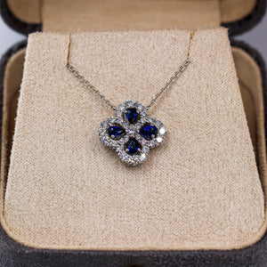 paer shape sapphire diamond pendants brisbane australia special design