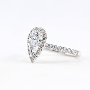 pear shape diamond engagement rings brisbane for sale
