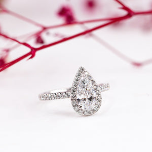 pear shape diamond engagement rings brisbane for sale