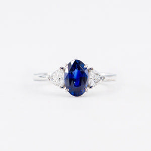 oval cut Sapphire engagement rings Melbourne best value