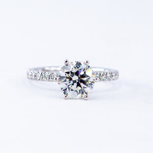 round brilliant cut diamond engagement rings brisbane australia best price
