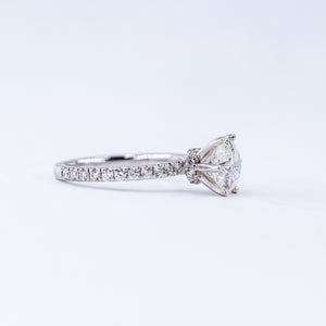 round brilliant cut diamond engagement rings brisbane australia best price