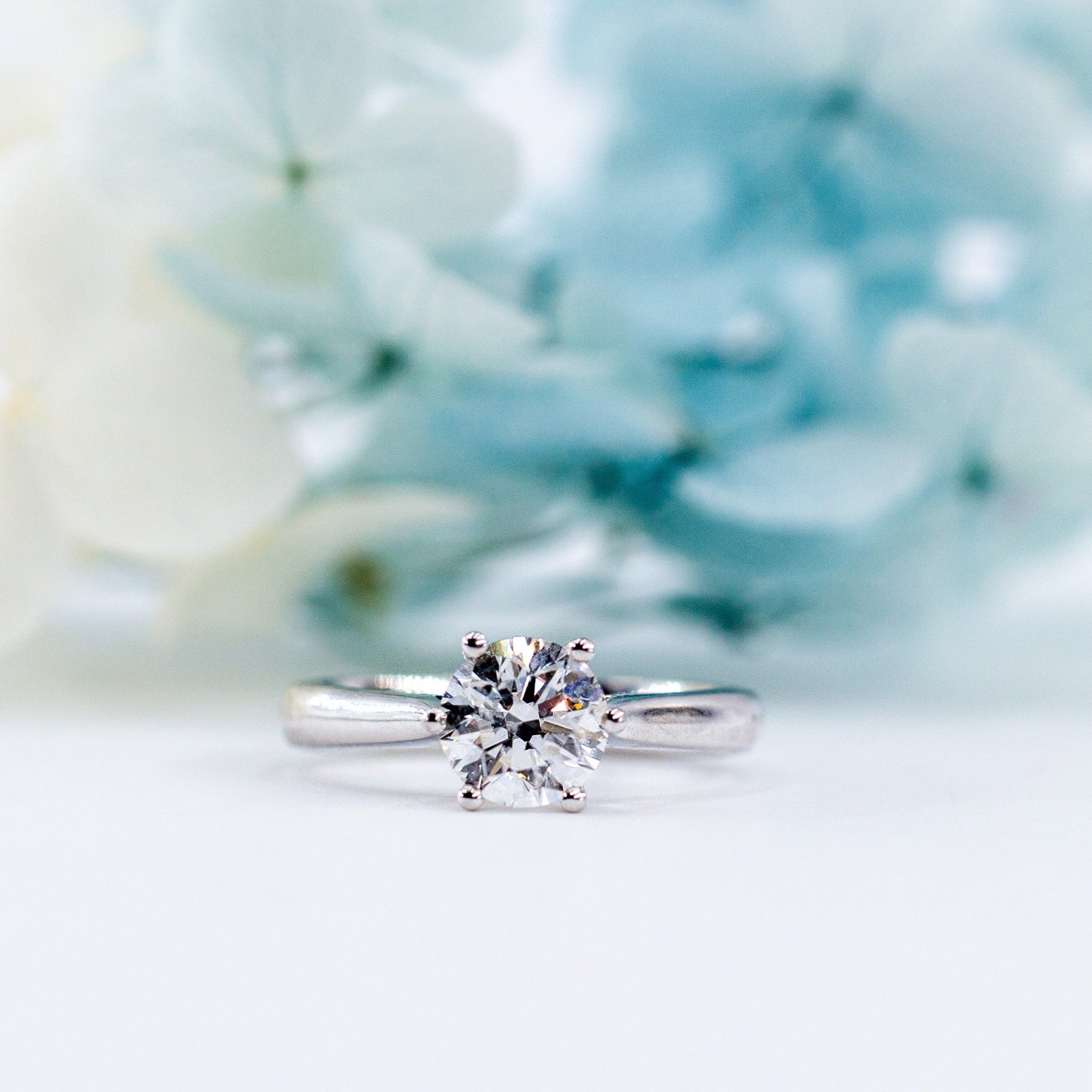 round brilliant cut diamond solitaire rings melbourne australia unique design 