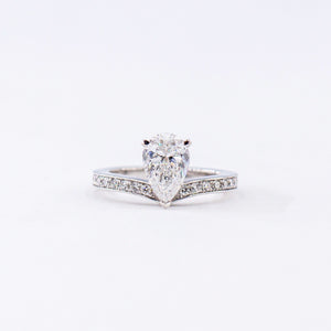 pear shape diamond engagement rings perth australia unique design