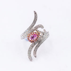 Pear shaped Argyle pink diamond rings Melbourne best value