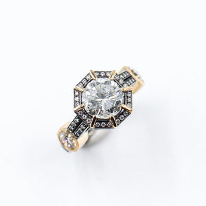Halo Diamond Engagement Ring
