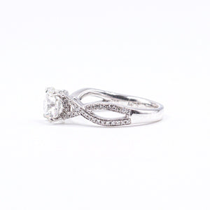 round brilliant cut diamond engagement rings melbourne custom jewelry for sale