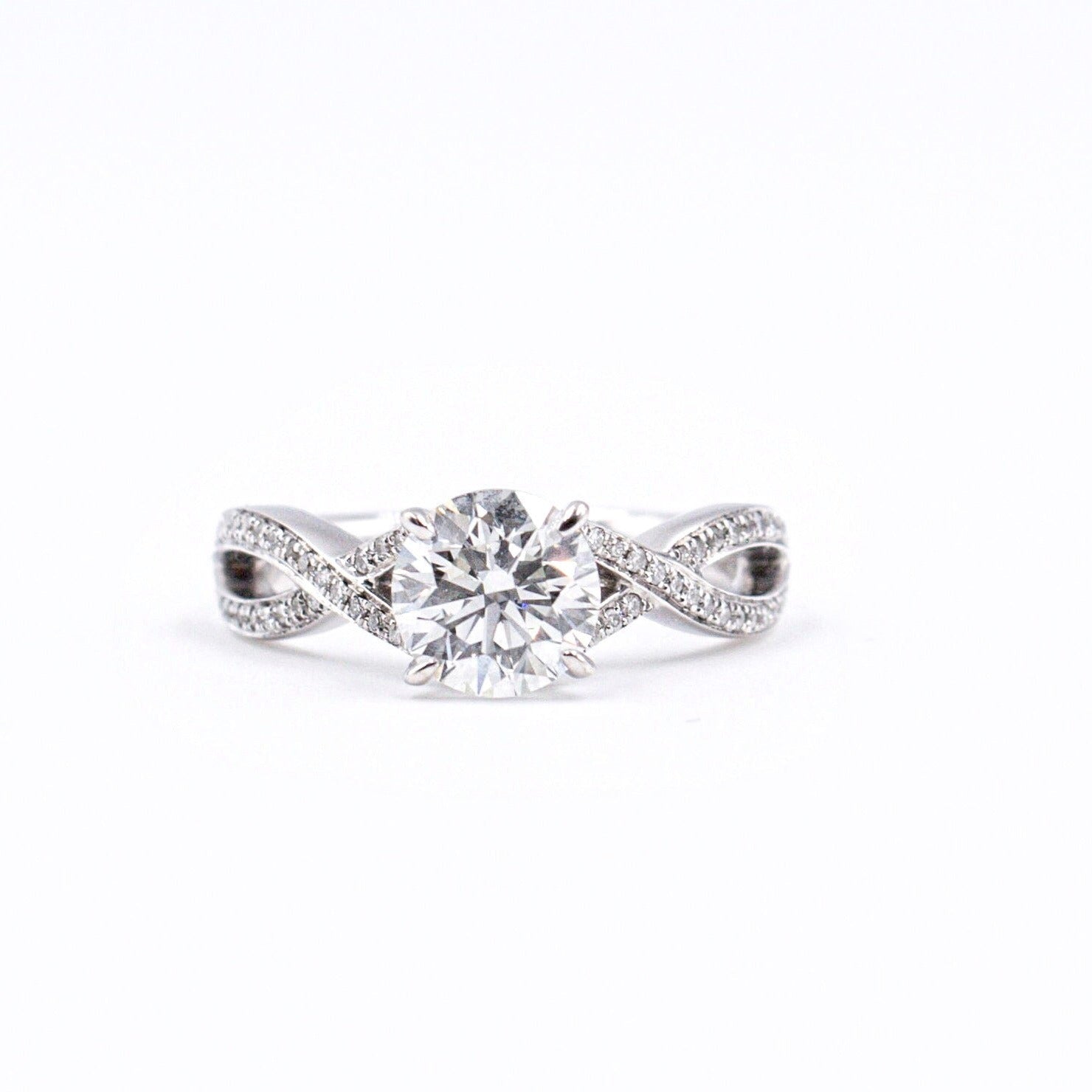 round brilliant cut diamond engagement rings melbourne custom jewelry for sale