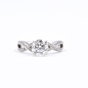 round brilliant cut diamond engagement rings melbourne custom jewelry for sale