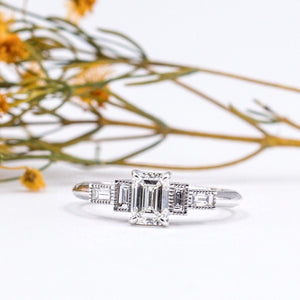 emerald cut diamond engagement rings melbourne special offer