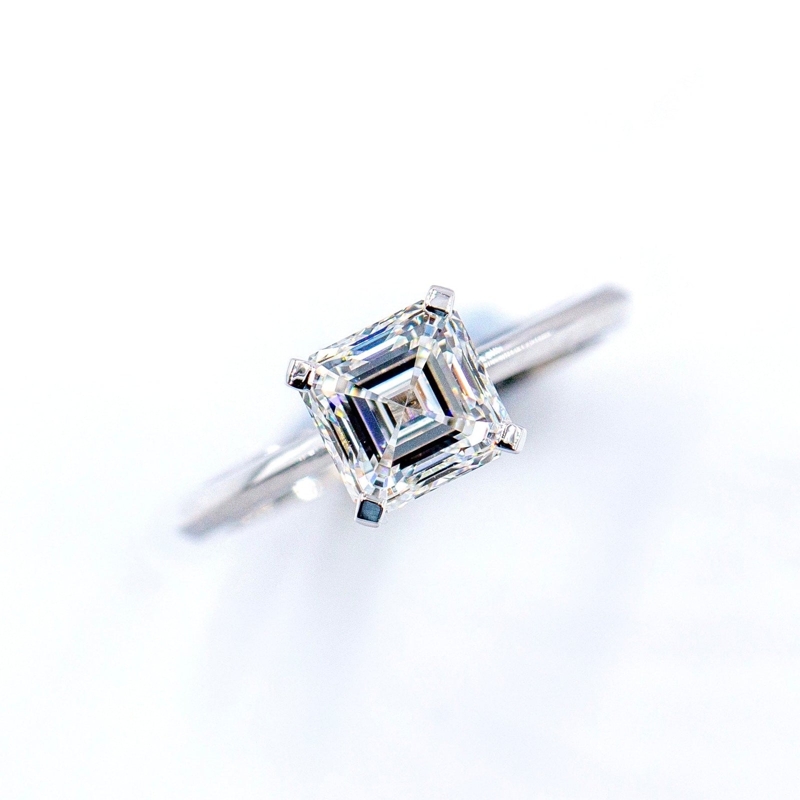 asscher cut diamond engagement rings perth australia best value