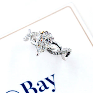 pear shape diamond engagement rings melbourne best price