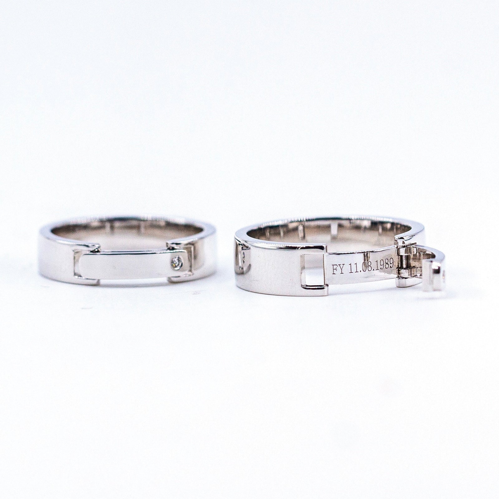 promis rings sydney white gold wedding band affordable