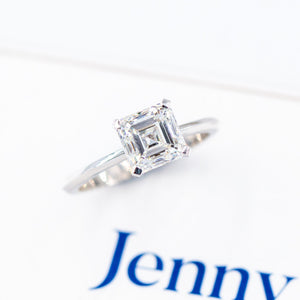 asscher cut diamond engagement rings perth australia best value