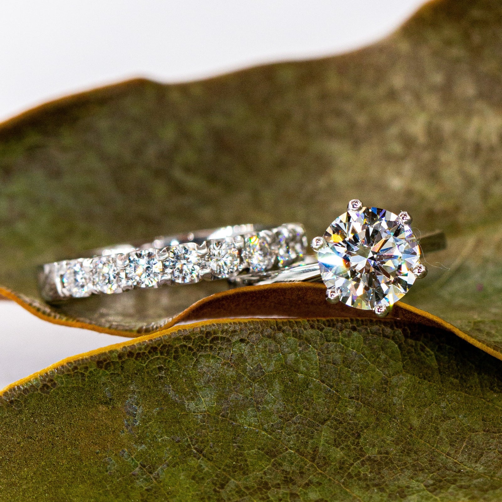 round brilliant cut diamond solitaire engagement rings melbourne australia best price