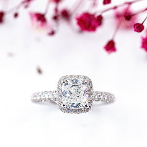 cushion cut diamond engagement rings melbourne for sale