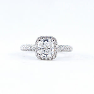 cushion cut diamond engagement rings melbourne for sale