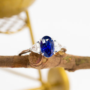 oval cut Sapphire engagement rings Melbourne best value