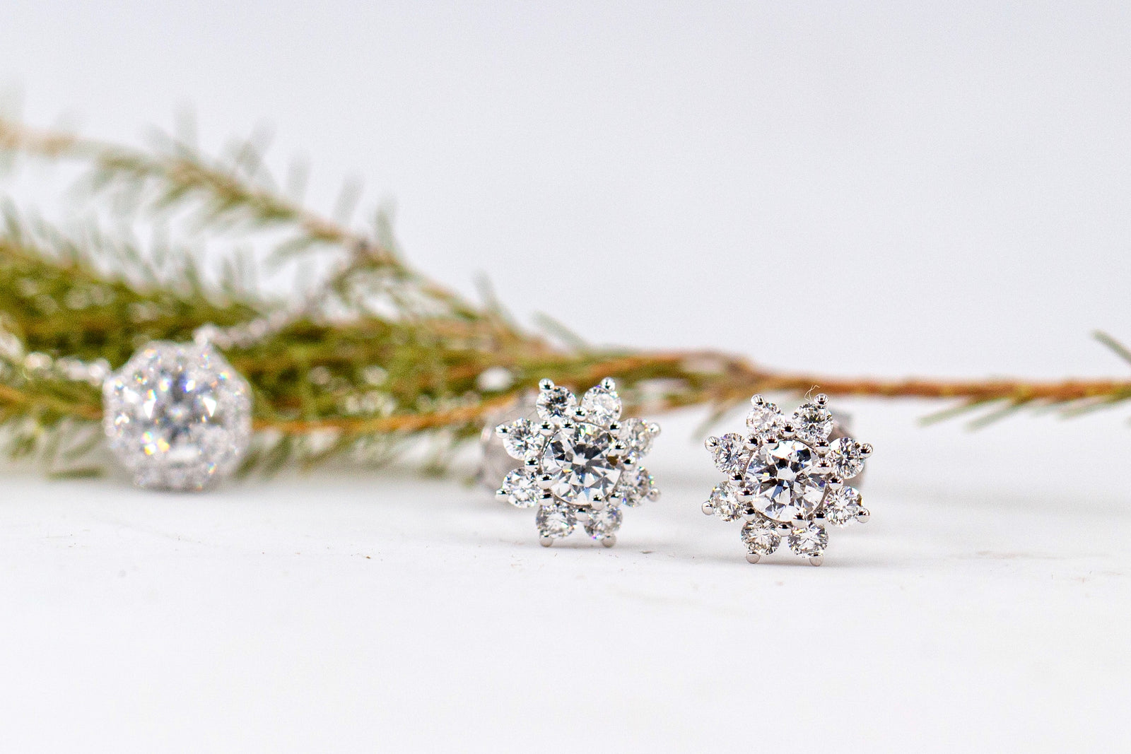 round brilliant cut diamond earrings brisbane unique design
