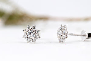 round brilliant cut diamond earrings brisbane unique design