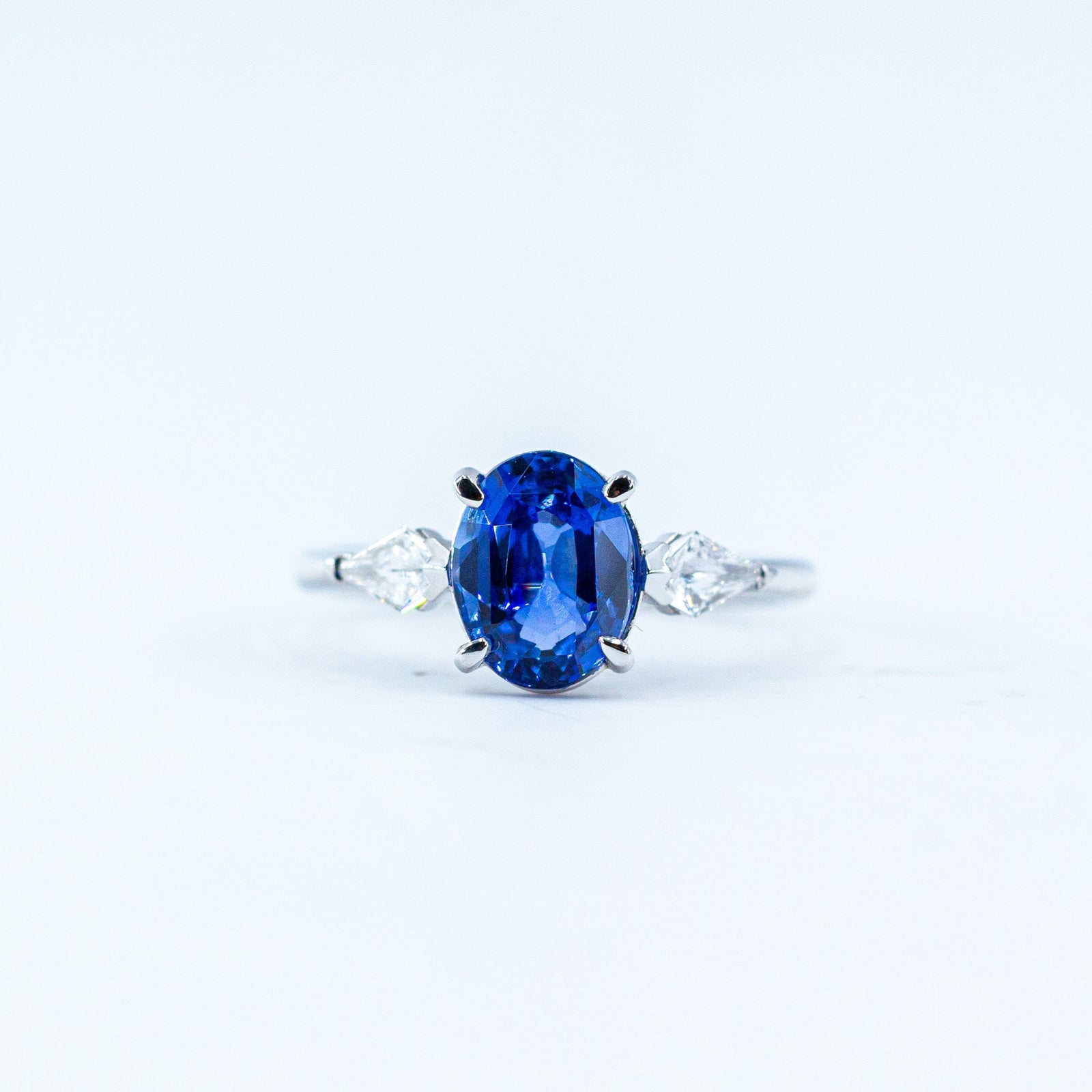 oval cut sapphire engagement rings perth custom design