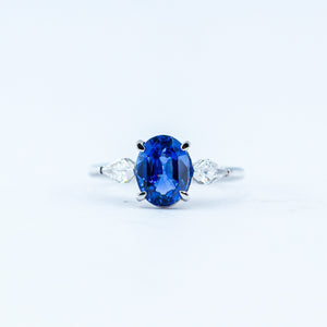 oval cut sapphire engagement rings perth custom design