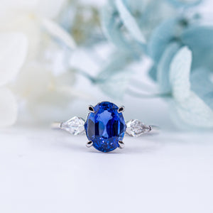 oval cut sapphire engagement rings perth custom design