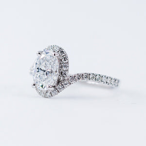 oval cut diamond halo engagement rings perth australia best price