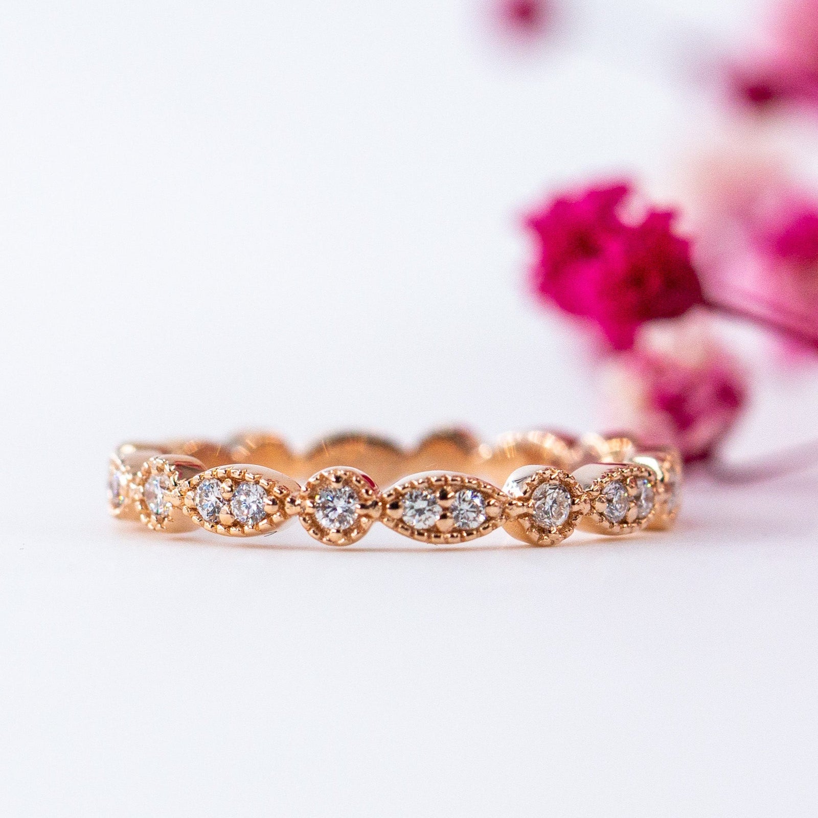 eternity rings melbourne australia vintage wedding band