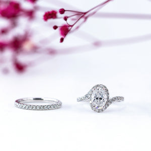 oval cut diamond halo engagement rings perth australia best price