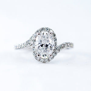 oval cut diamond halo engagement rings perth australia best price