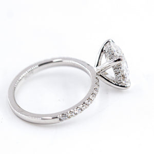 oval cut diamond halo engagement rings perth australia best price