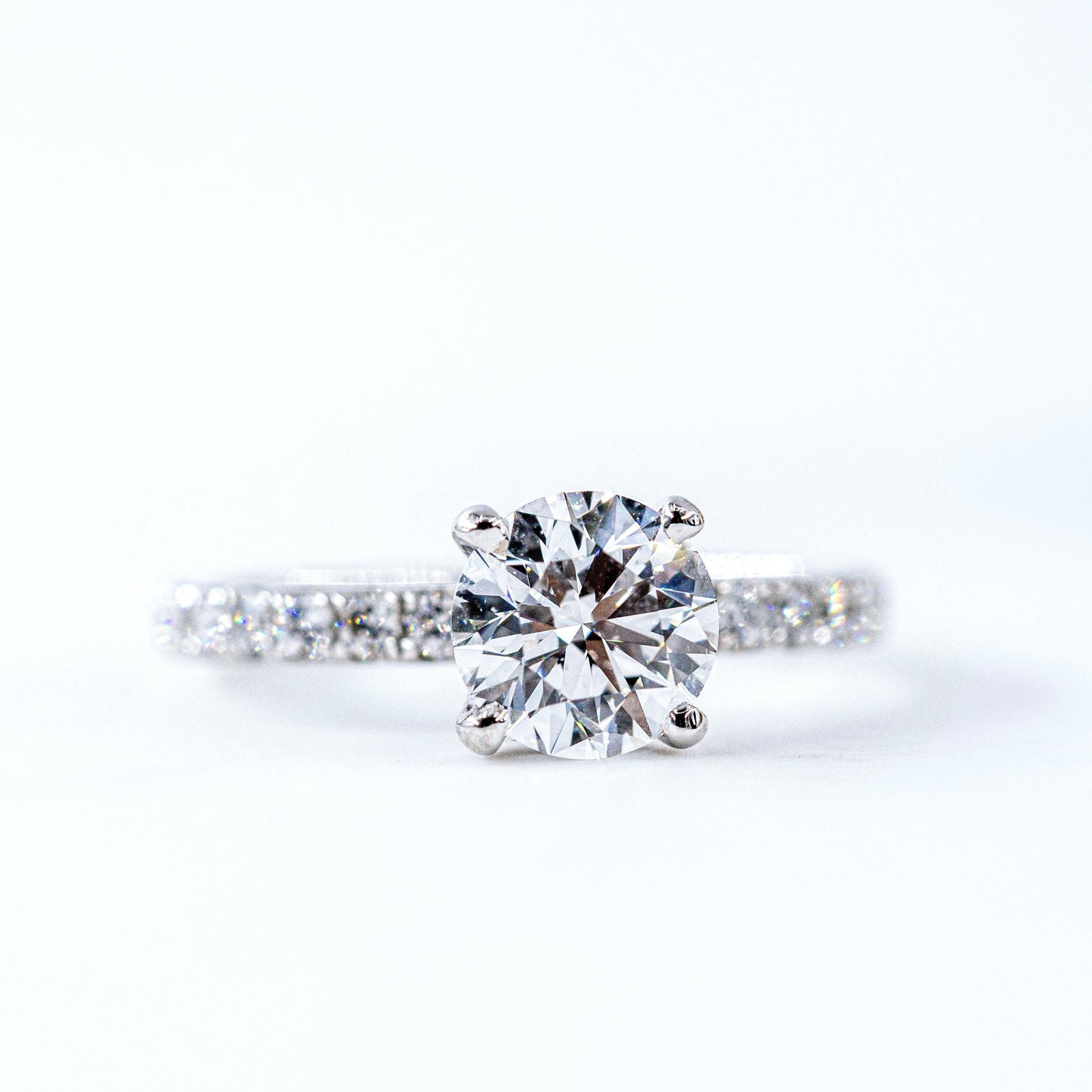 round brilliant cut diamond engagement rings sydney custom jewelry for sale
