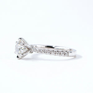 round brilliant cut diamond engagement rings brisbane high-quality jewelry