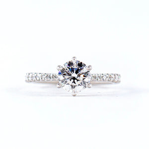 round brilliant cut diamond engagement rings brisbane high-quality jewelry