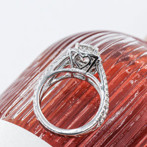 round brilliant cut diamond halo engagement rings melbourne custom design