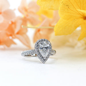 pear shape diamond engagement rings melbourne australia best value