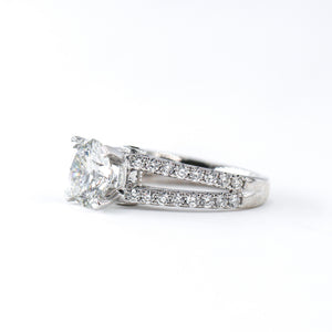 round brilliant cut diamond engagement rings sydney australia unique design