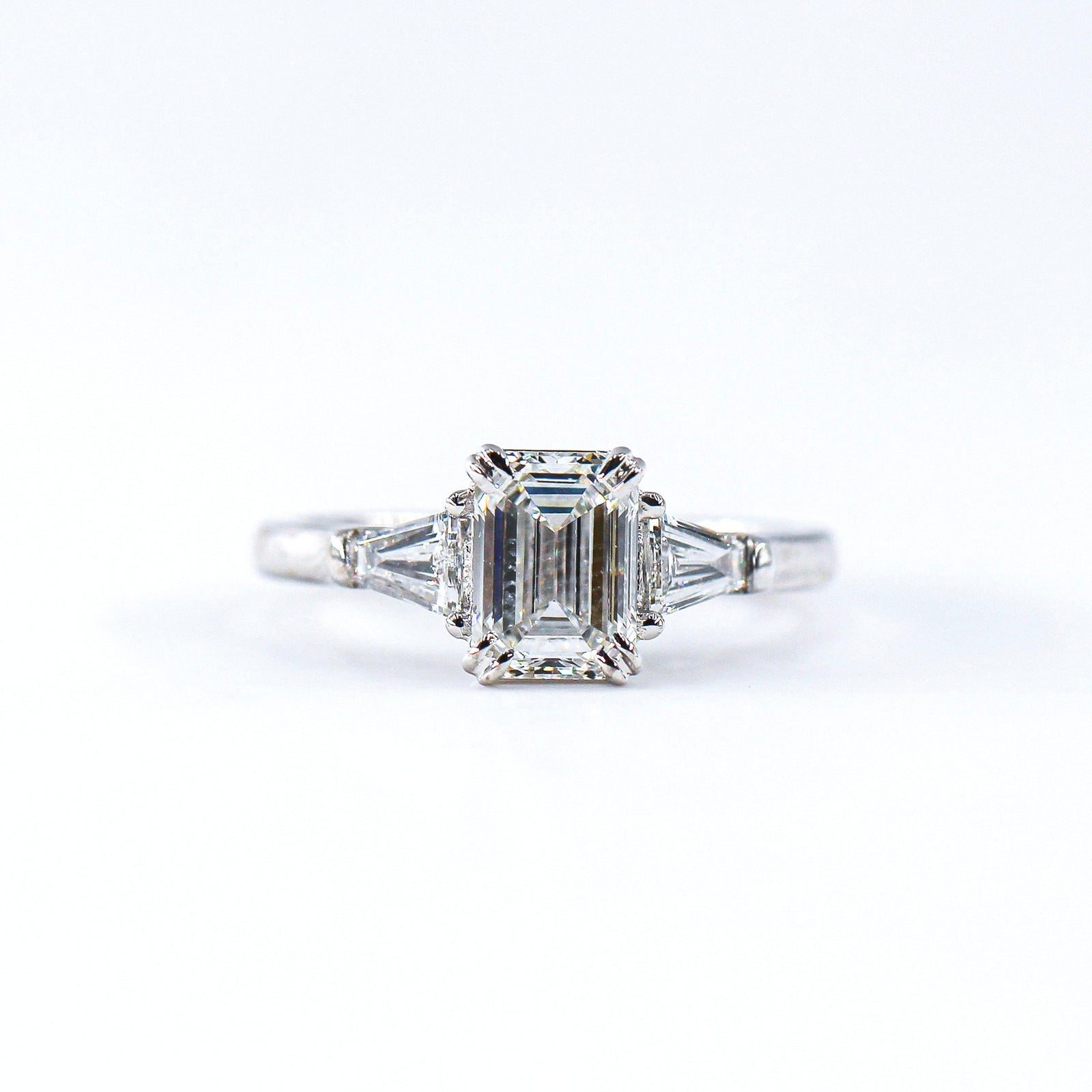 emerald cut diamond engagement rings perth australia custom jewelry