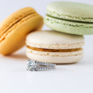 round brilliant cut diamond engagement rings sydney australia unique design
