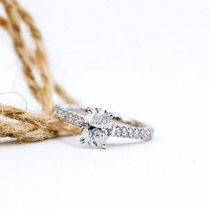 oval cut diamond shoulder engagement rings perth australia best price